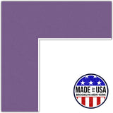 ArtToFrames Custom Purple Grape Picture Photo Frame Mat Matting Board SM Model