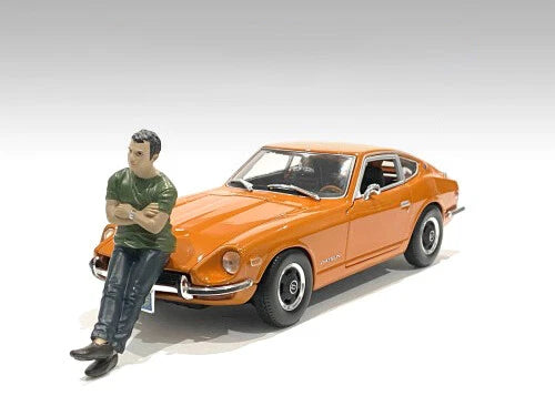 "CAR MEET 2" FIGURINE II FOR 1/24 SCALE MODELS BY AMERICAN DIORAMA 76390 Model