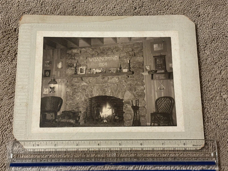 Wissinoming Philadelphia PA 1904 Photo On Board Home Interior Photograph Model