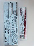 1985 Plymouth Turismo 2.2 Cuda Prototype (Red) 1/25 Scale Model Car Decals Model