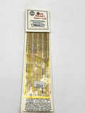 Model Builders Supply #50049 Picket Fence N Scale Photo Etched Brass NOS Model