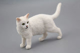 1/6 Scale White Cat Model Animal model For 12" Action Figure Scene Accessories Model