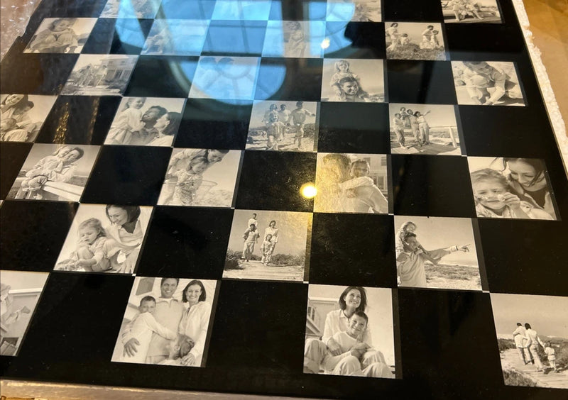 Custom  Photo Chess Game Board Model