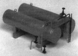 Plastruct 2014 N 2-1/2?? x 3-1/2?? x 1-1/2?? Twin Horizontal Storage Oil Tank Kit Model