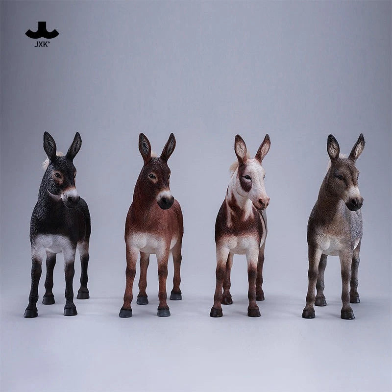 JXK 1/6 Resin Mule Animal Figures Collection Model Painted Toys Xmas Gift Model