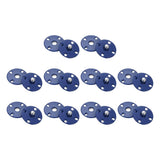 10 Set Sewing Snap Buttons Press Buttons Snap Fasteners 15mm Blue) Model