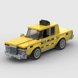 MOC Car Chevrolet Caprice Taxi Building Block Model Kit Toy Gift 233 Pcs Model