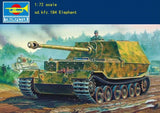 Trumpeter 07204 1/72 Scale German Elefant Tank Destroyer Plastic Assembly Model Model