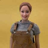 1/6 Beauty Girl 3D Girl Expression Head Sculpture For 12