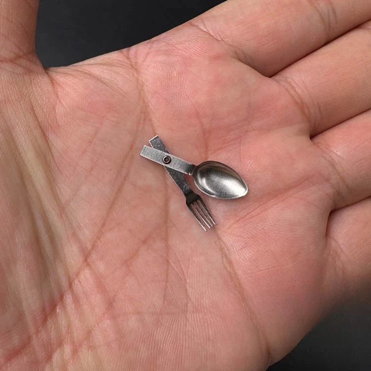 1/6 Scale DID 80185 Solider Folding Knife&Fork Model for 12" Figures Prop Scene Model