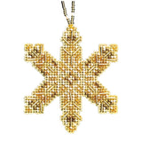 Victorian Snowflake Cross Stitch Ornament Kit Mill Hill 2020 Beaded Holiday Model