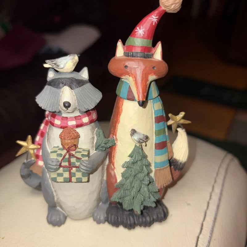 Williraye Studio Woodland Elves Christmas Figurine Tabletop Display WW2867 Model