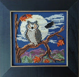 MILL HILL Buttons Beads Kit Counted Cross Stitch NIGHT OWL MH14-2203 Model