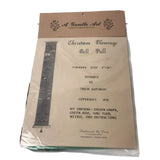 Traditional Needlework By Patricia Christmas Blessing Bell Cross Stitch Kit Model