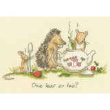 Bothy Threads counted cross stitch kit "One leaf or two?", XAJ29, 19x14cm, DIY Model