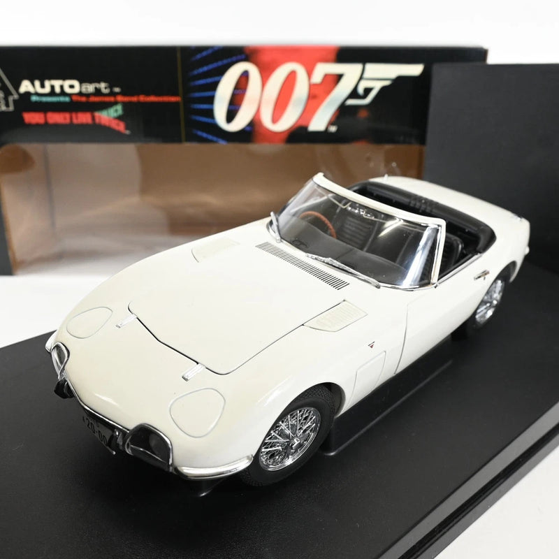 AUTOart 1/18 Toyota 2000GT Cabriolet James Bond 007 Diecast Model Car Model