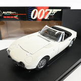 AUTOart 1/18 Toyota 2000GT Cabriolet James Bond 007 Diecast Model Car Model