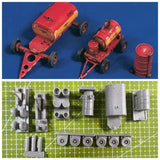 1/48 Die-cast Resin Aircraft Field Service Vehicle Model Kit Unassembled Model