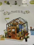 Hands Craft DIY Dollhouse Cathy's FLower House Miniatures  Kit DG104 READ DES. Model