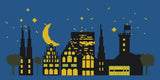 Cross Stitch Kit or Pattern - Florashell - City Against the Night Sky Model