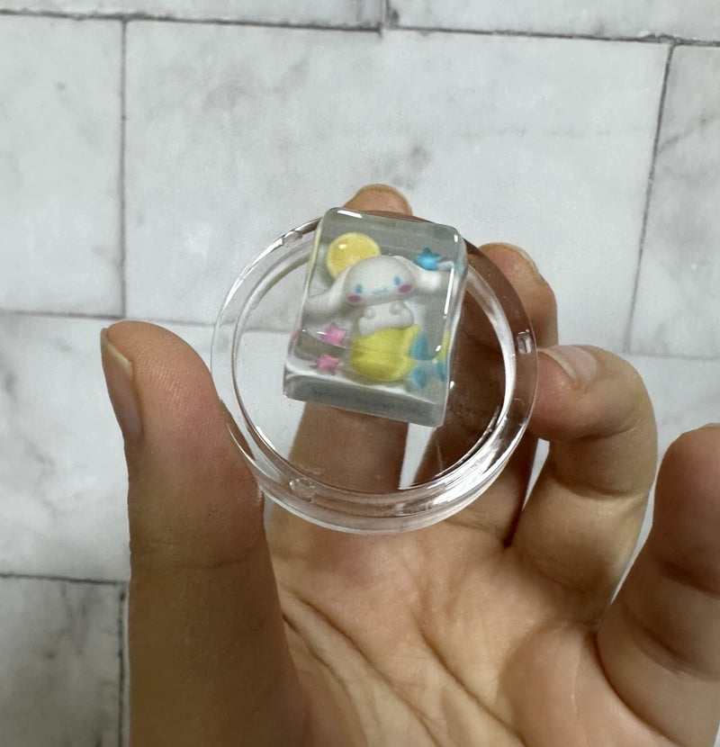 [In stock] Sanrio Keycap Resin Cinnamoroll Official Licensed Korea Limited Model
