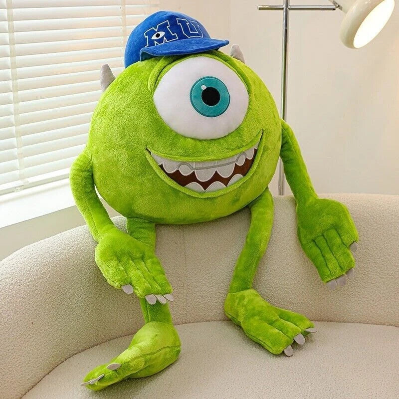 Michael Wazowski Plush Doll Monsters University Mike Mr.Q Figure Stuffed Toy Model