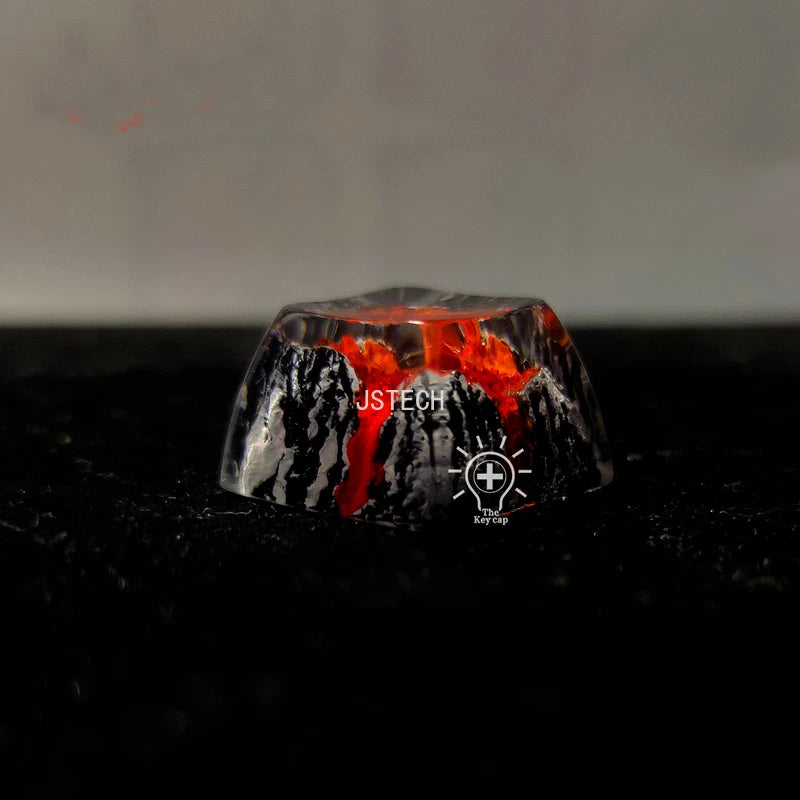 2023 Volcano Fujiyama Keycap OEM R4 SA R3 Resin Key Cap for Cherry MX Keyboard Model