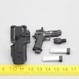 Easy&Simple ES 26074B 1/6 Scale L.A.P.D. SWAT Pistol & Holster Set Model Model