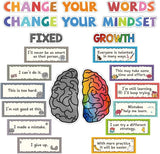 22 Pieces Growth Mindset Classroom Bulletin Board D¨¦cor - Inspiring Model