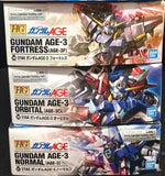 GUNDAM AGE-3 Normal & Fortress & Orbital 1:144 HG SET Model Kit Model