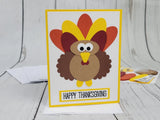 Happy Thanksgiving Greeting Card Kit #24 [DIY Craft Kit, 4 Cards, Turkey] Model