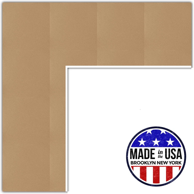 ArtToFrames Custom Brown Desert Sand Picture Photo Frame Mat Matting Board LG Model
