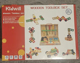 KIDWILL Tool Kit for Kids, Wooden Toddler Tools Set DIY construction Model