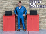 1/24 1/25 Scale Computer Stand with Laptop - For car garage diorama (set of 2) Model