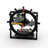 Clockwork pendulum electric mechanical clock building block model set Model