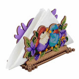 DIY Bead embroidery kit on wood Birds Napkin Holder Craft gift Model