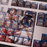 Mostima Arknights Games PBT Transparent Keycaps Cherry MX Mechanical Keybaord Model