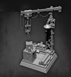 1/35 Resin Figure Model Kit Power Plant Battlefield Platform Crane Unpainted Model