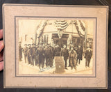8x10 BREMERTON WASHINGTON PHONOGRAPH RECORD SHOP 1909 BOARD PHOTO BASEBALL GAME Model