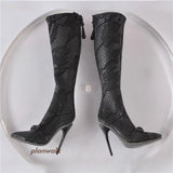 1/6 Female Pointed High Heel Boots Model Fit 12" Action Figure Unique Outfit Model