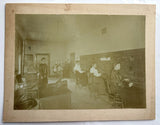 Antique Photograph on board Women Switchboard Operators Occupational Model