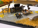 1/64 Scale Barbecue Grill Model Sand Table Scene Car Display Set Accessories US Model