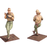 1/35 Military Tank Crew in Dining RESIN FIGURE MODEL KIT Unassembled Unpainted Model