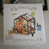 Rolife DIY Miniature House Kit Cathy's Flower House #DG104 w/LED Lighting-New Model