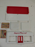 Plasticville O/S Gauge Model Railroad Scenery Super Market Store Building Kit Model