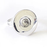 Simple Adjustable Snap Button Ring Fits 18-20mm Snaps Model