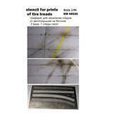 DAN Models 48530 Scale 1:48 Photoetched: Stencil For Prints Of Tire Treads Model