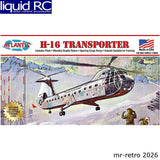 Atlantis Models H223 H-16 Piasecki Helicopter with Swivel Stand/Trading Card Model