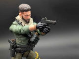 1/12 scale 3D printed Tactical pistol A for classified marvel legends Model