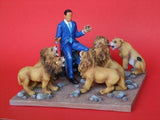Annie Lee  President Obama in the Lion's Den Figurine Model